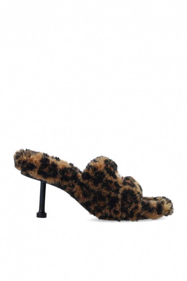 A Women s Shoes Furry heeled slides Balenciaga VbjdevelopmentsShops Denmark